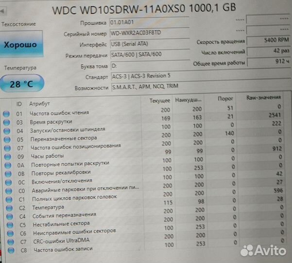 Внешний диск Western Digital 1 TB / 2TB / 4тб