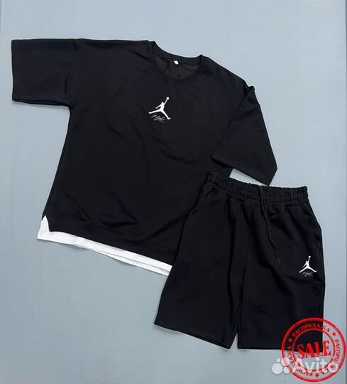 Спортивный костюм jordan (футболка+шорты)