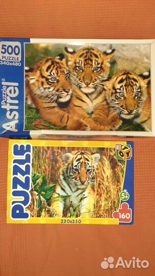 Пазлы Тигрята и Барби