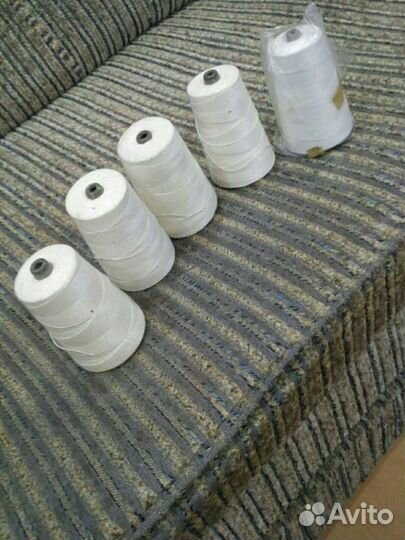 Нитки белые для портативных зашивочных машин 200 г