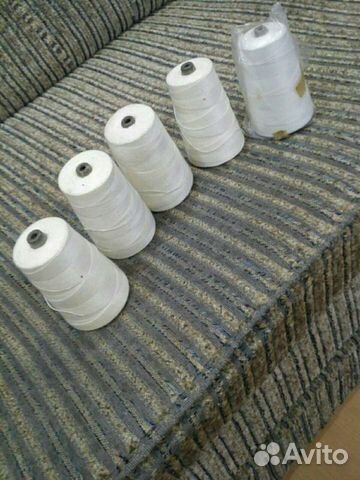 Нитки белые для портативных зашивочных машин 200 г
