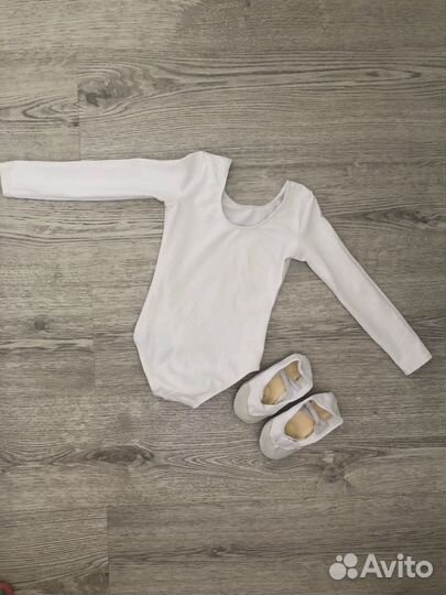 Купальник гимнастический + чешки