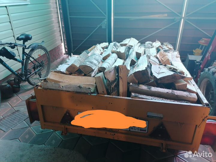 Дрова колотые береза