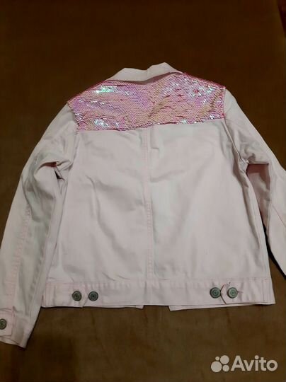 Джинсовая куртка для девочки 134