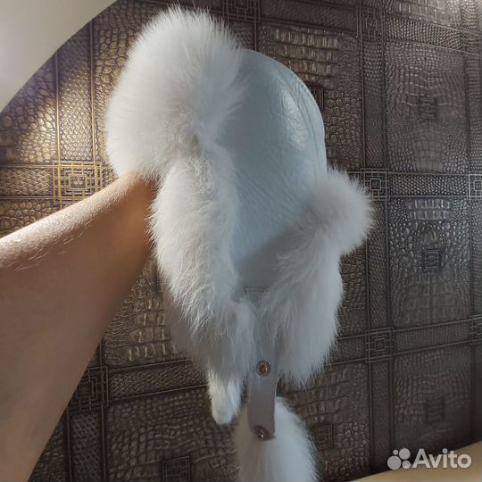 Шапка зимняя меховая женская песец