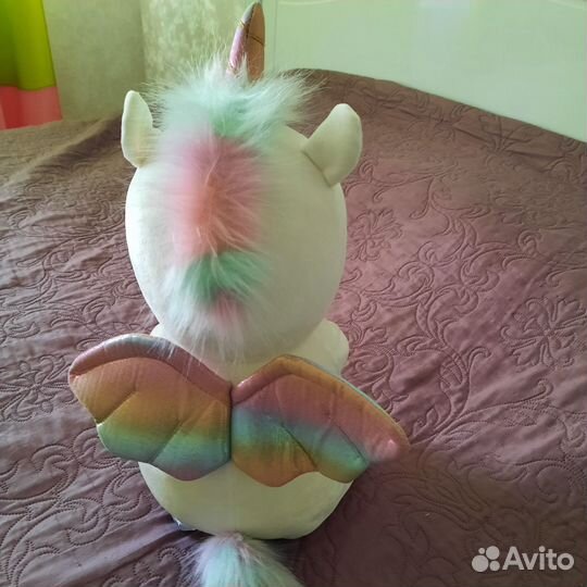 Единорог велюровый в состоянии нового