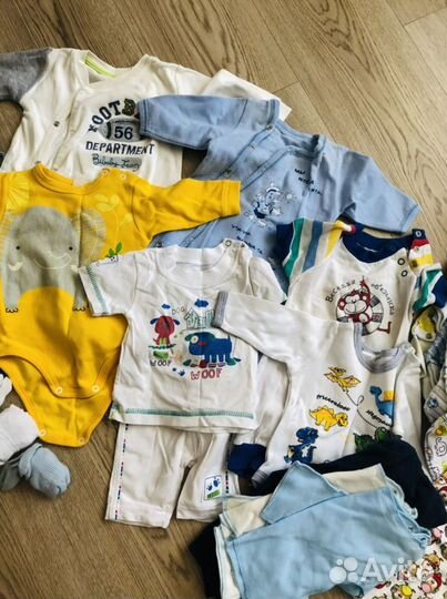 Пакет вещей для новорожденного