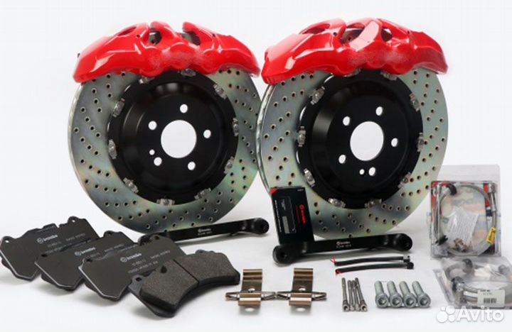 Тюнинг тормоза Kia Mohave 1 Brembo M6 перед