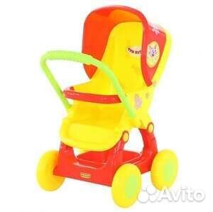 Коляска для кукол - три кота