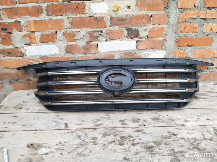 Gac gs8 решетка радиатора хром ламели