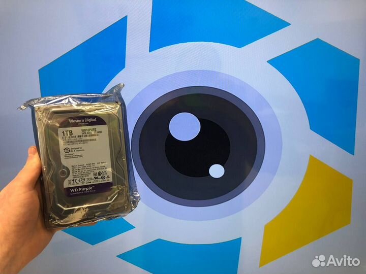 Жесткий диск для видеонаблюдения WD Purple 1000Gb