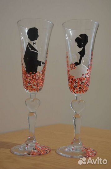 Бокалы на свадьбу