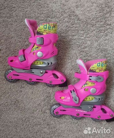 Роликовые коньки детские раздвижные