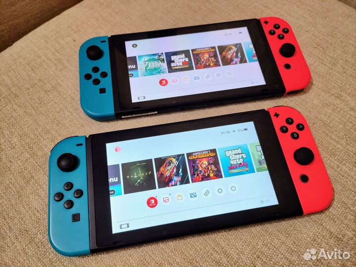 Nintendo switch 2rev (Прошитая, чип) 160Gb