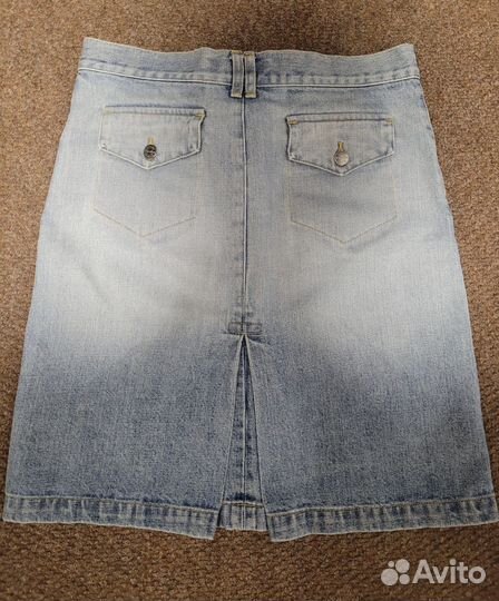 Джинсовая юбка винтаж