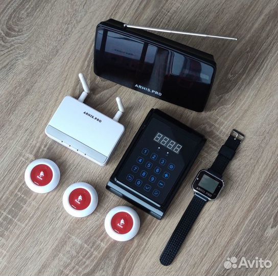 Кнопка Премиум вызов персонала, часы, табло и др