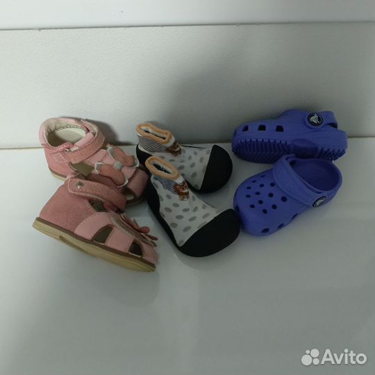 Сандали Котофей, Crocs р. 18-19