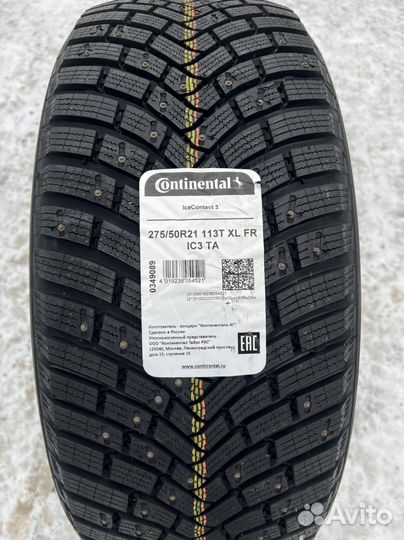 Continental IceContact 3 275/50 R21 113T