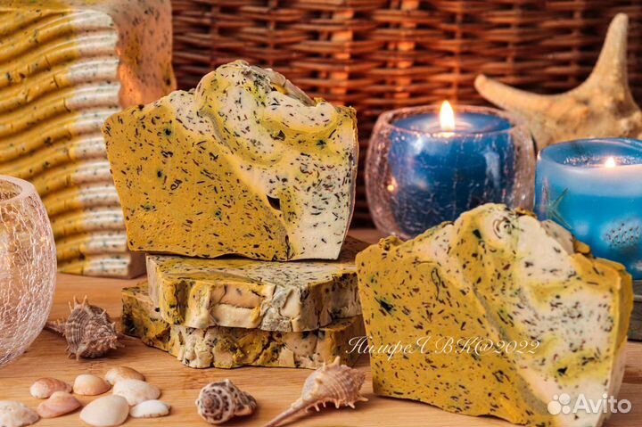 Мыло аюрведическое ручной работы, натуральное