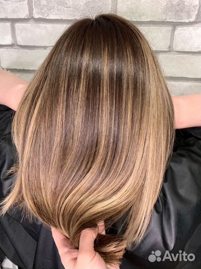 Окрашивание волос, стрижки