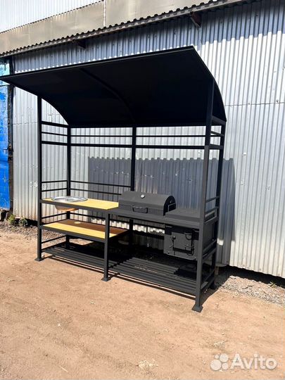 Мангал с мойкой