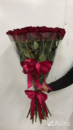 Метровые розы букет роз с доставкой