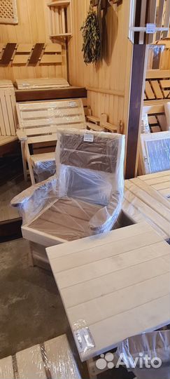 Мебель для дачи и бани: лавки, столы, шезлонги