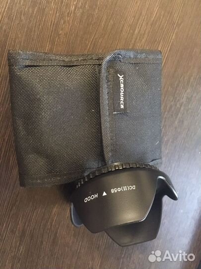 Фильтра для фотоаппарата и бленда 58 мм