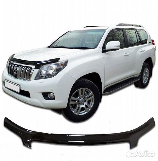 Prado 150 Дефлектор капота Мухобойка M2BE4