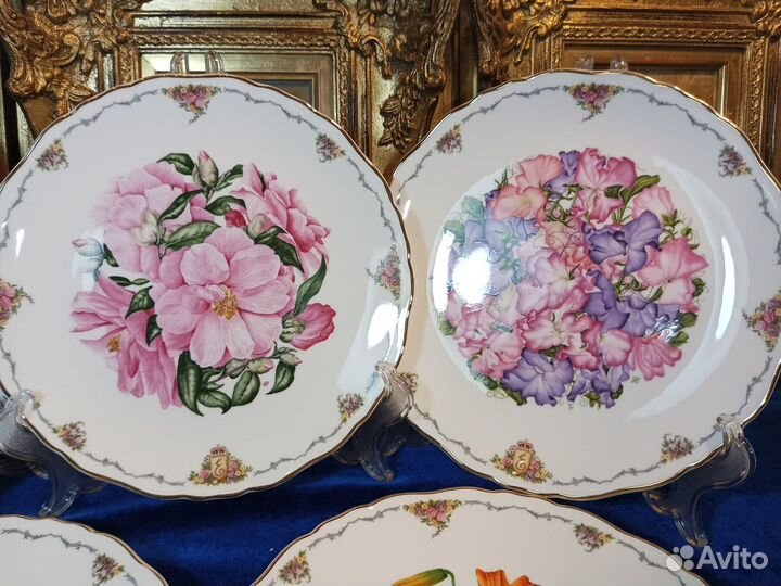 Тарелки.Royal Albert.Любимые цветы Королевы Матери
