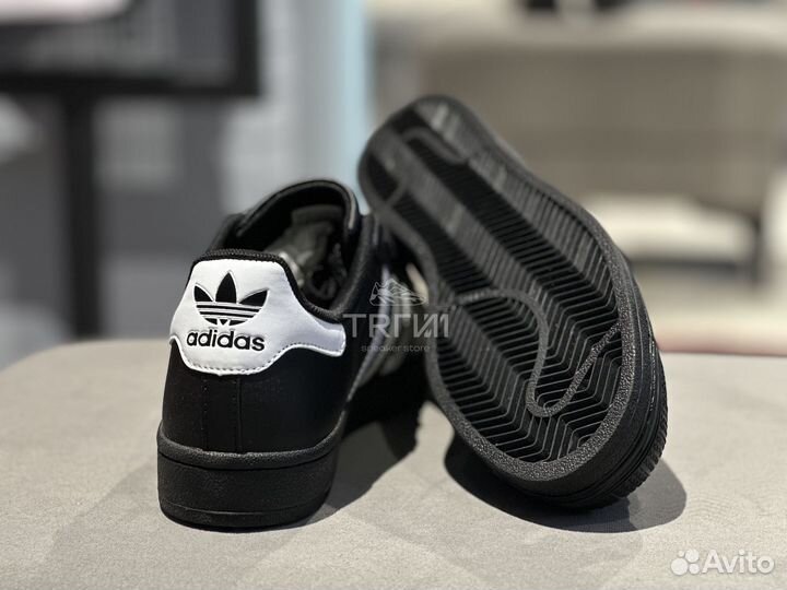 Кроссовки Adidas Superstar Core Black Cloud White