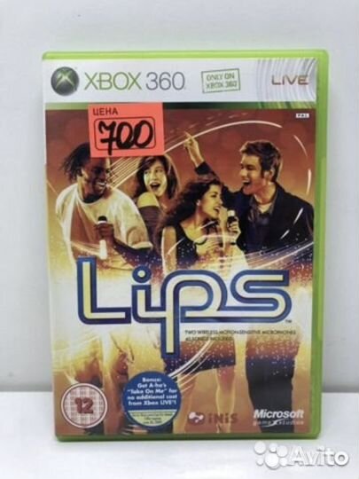 Диск Lips ддя Xbox 360