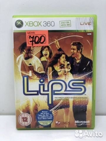 Диск Lips ддя Xbox 360