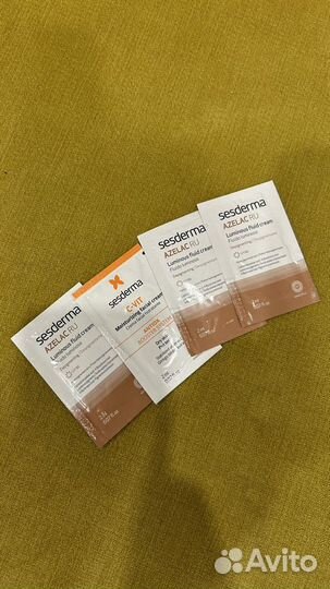 Пробники Sesderma Luminous fluid, c-vit cream