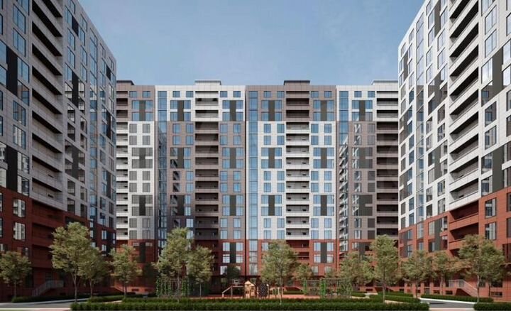 2-к. квартира, 66,7 м², 4/16 эт.