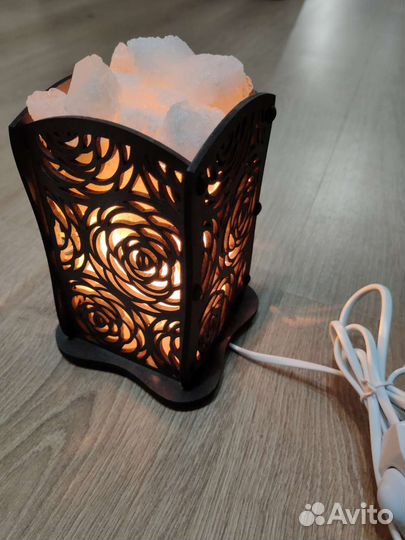 Декоративный соляной светильник