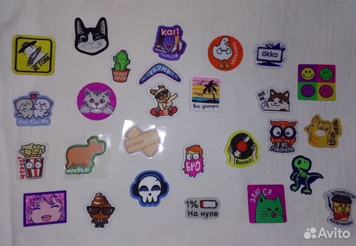 Стикеры 2 магнит коллекция