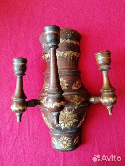 Подсвечник деревянный СССР