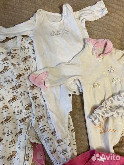 Вещи пакетом на девочку 62-68