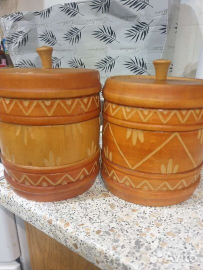 Баночки для специй Деревянные ручная работа