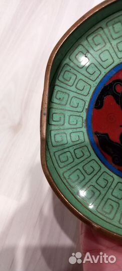 Тарелочка клуазоне