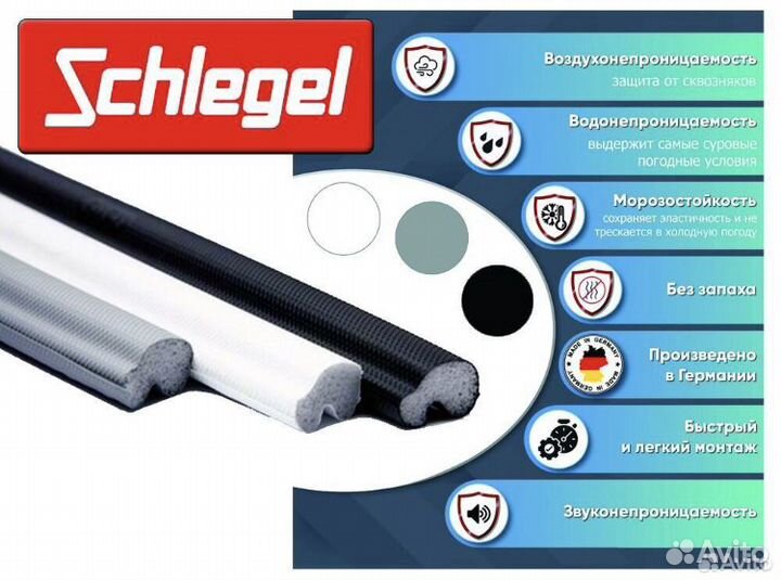 Уплотнитель для пластиковых окон и дверей