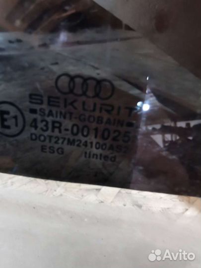 Стекло двери заднее правое audi 100 c4
