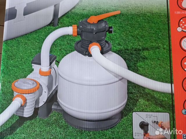 Песочный фильтр-насос 11355л/ч Bestway 58486 купить в Благовещенске ...