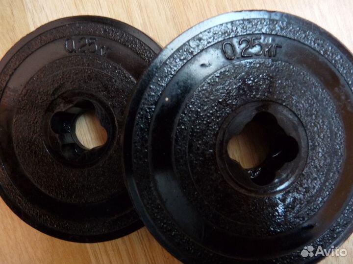 Гантели разборные 1-2.0 кг.противотравмирующие