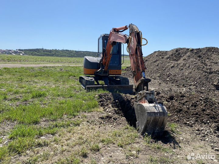 Услуги и аренда миниэкскаватора