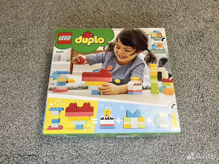 Lego Duplo 10909 Шкатулка сердечко, новый, ориг