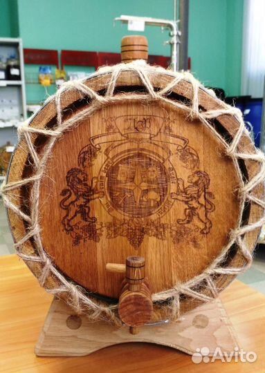 Дубовая бочка 10л