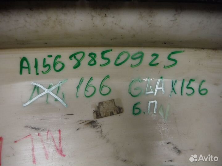 Юбка заднего бампера AMG Mercedes GLA X156 2016