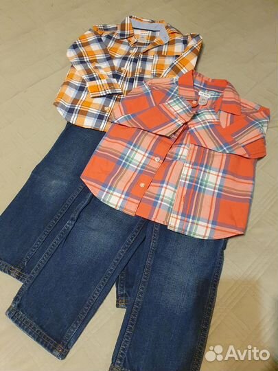 Рубашка и джинсы 2 годика